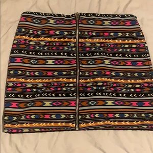 Forever 21 Tribal Print Skirt